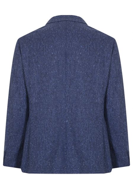 Шерстяной пиджак Brunello Cucinelli синий