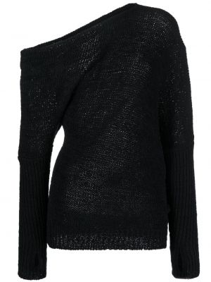 Bombažni pulover Tom Ford črna