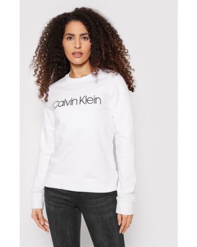Bluză Calvin Klein alb