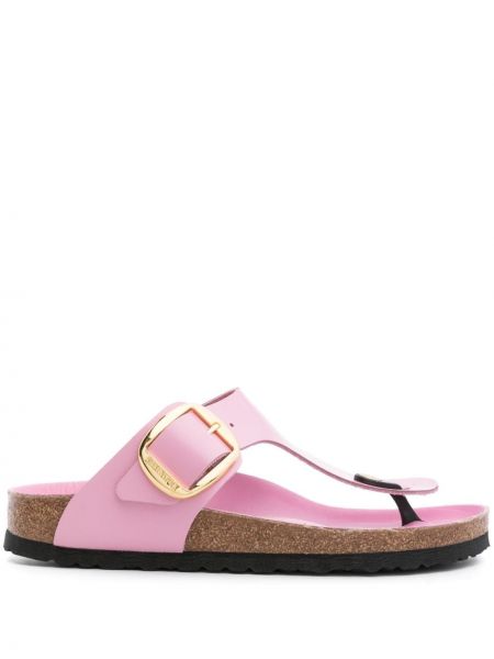 Leder sandale mit schnalle Birkenstock pink