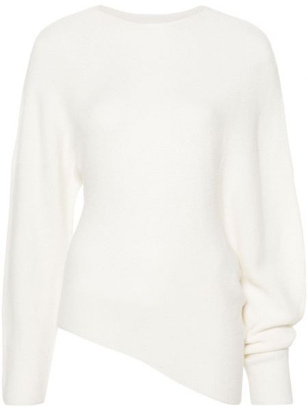 Асиметричен пуловер Christian Wijnants бяло