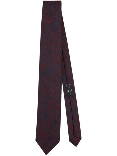 Жакардова копринена папионка с пейсли десен Etro