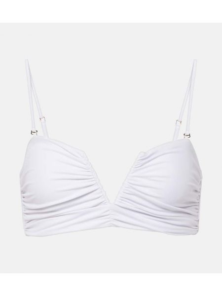 Top con volantes Jade Swim blanco