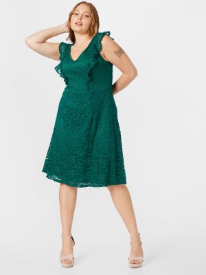 Koktel haljina Dorothy Perkins Curve zelena