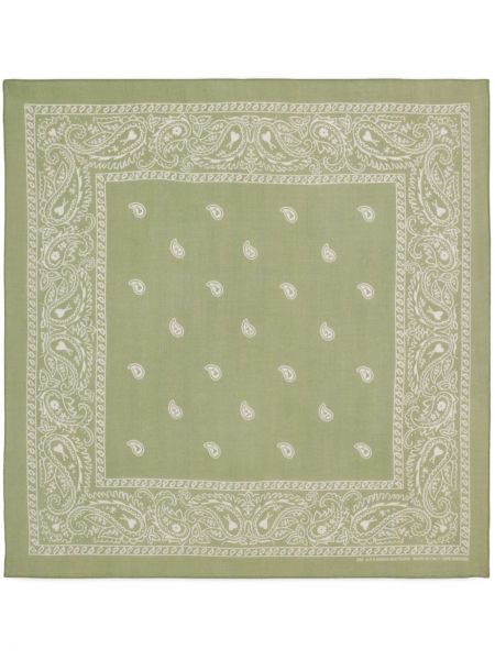 Schal mit print mit paisleymuster Ami Paris grün