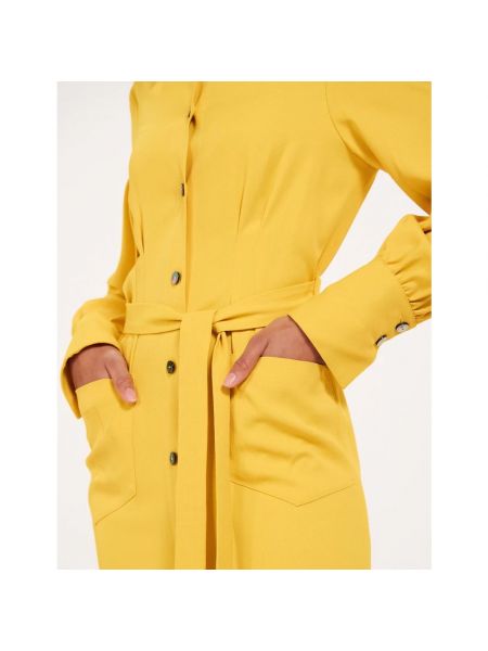 Vestido camisero Ines De La Fressange Paris amarillo