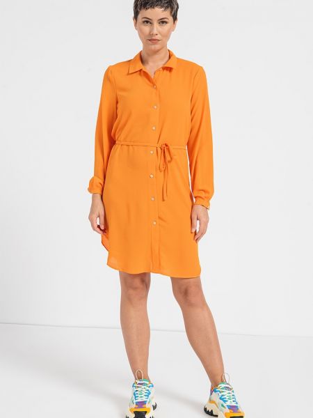 Платье мини Only оранжевое