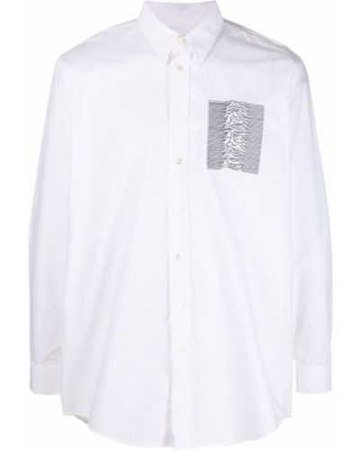 Camisa con bordado Raf Simons blanco