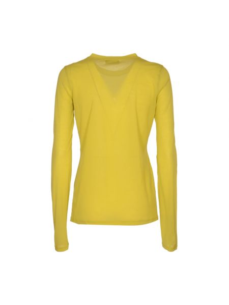 Sweter Roberto Collina żółty