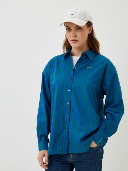 Рубашка Lacoste синяя