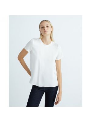 Blusa de viscosa Esprit Collection blanco