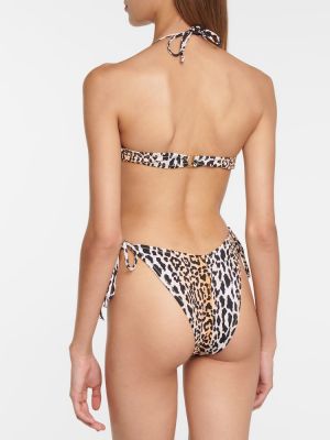 Bikini s potiskom z leopardjim vzorcem Reina Olga bež