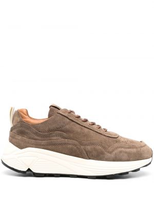 Semsket skinn sneakers Buttero brun