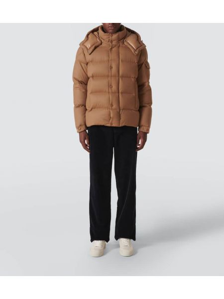 Aşağı ceket Moncler kahverengi