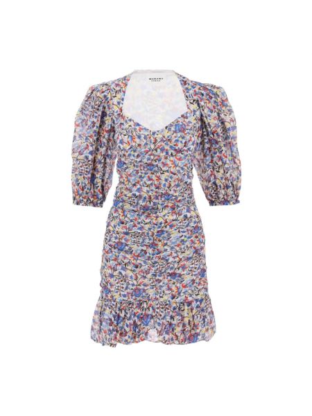 Sukienka mini bawełniana z wzorem paisley bawełniana Isabel Marant Etoile