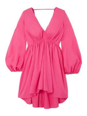 Mini-abito di cotone Kalita rosa