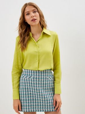 Зеленая блузка Stefanel