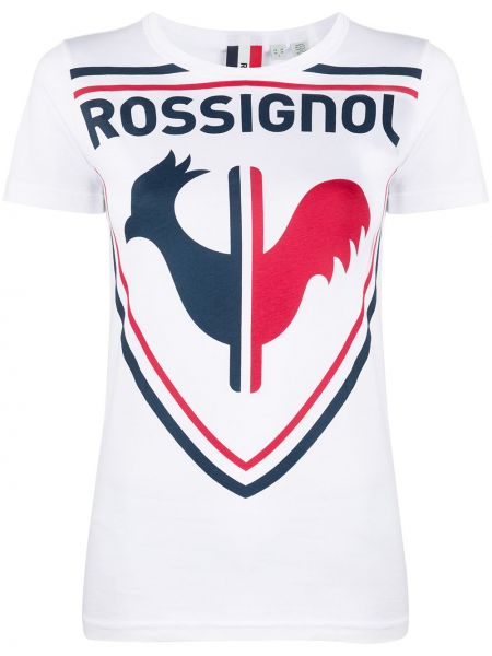 Camiseta con estampado oversized Rossignol blanco