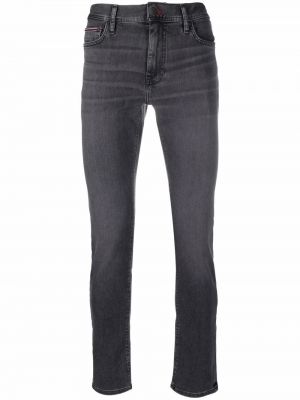 Smal skinny fit-jeans Tommy Hilfiger svart