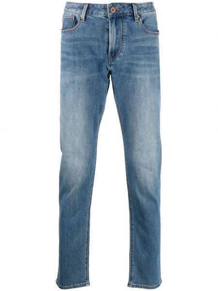 Skinny jeans Emporio Armani blå