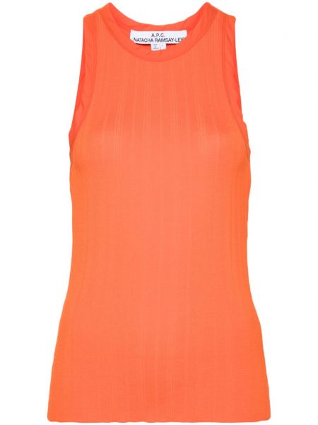 Tanktop i jersey A.p.c. orange