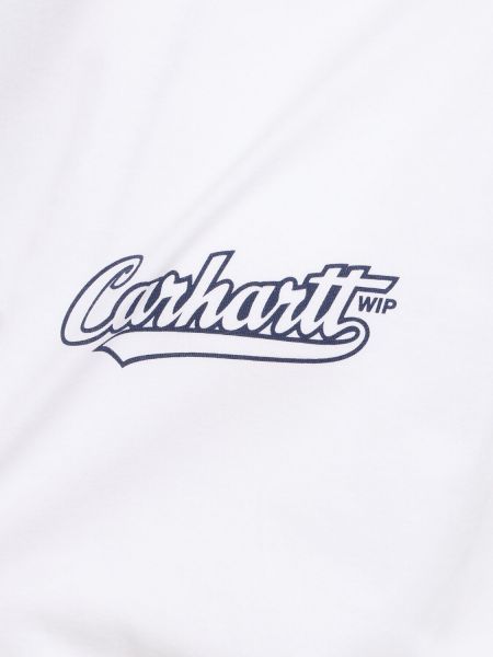 Pamuklu tişört Carhartt Wip beyaz