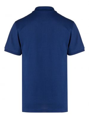 T-shirt aus baumwoll Lacoste blau