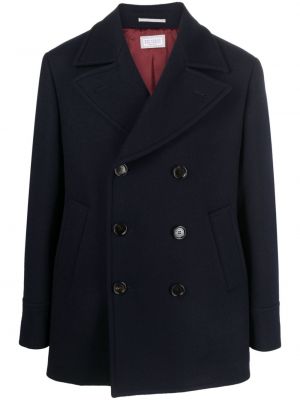 Kabát Brunello Cucinelli modrý