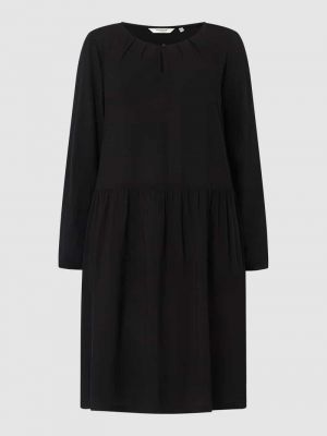 Sukienka midi z wiskozy Tom Tailor Plus czarna