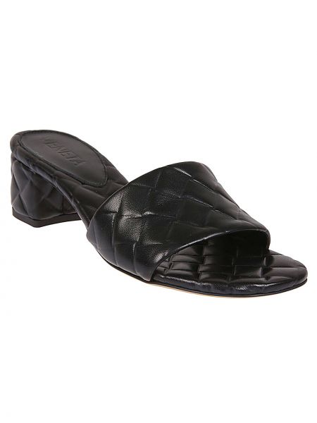 Sandali di pelle Bottega Veneta nero