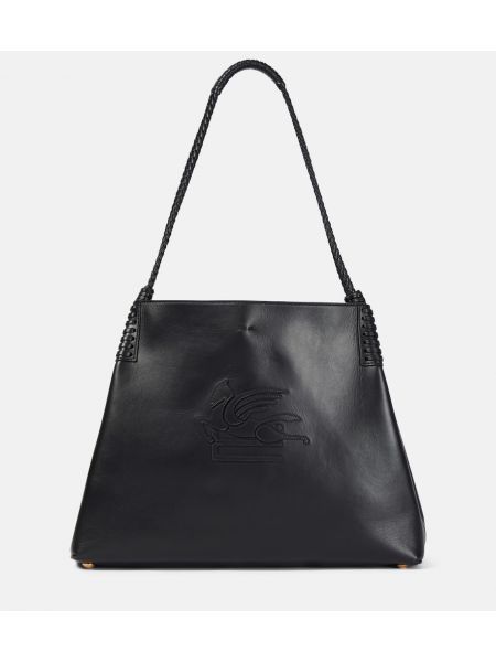 Læder shopping bag Etro sort