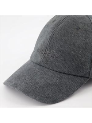 Gorra de algodón Givenchy gris