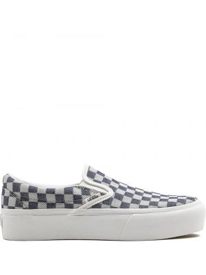 Plattform sneakers Vans blå