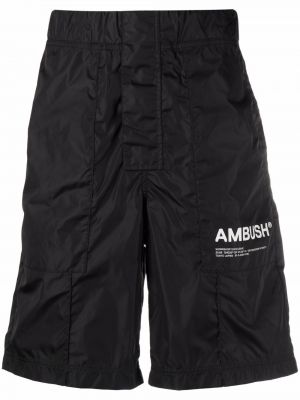 Shorts de sport à imprimé Ambush noir