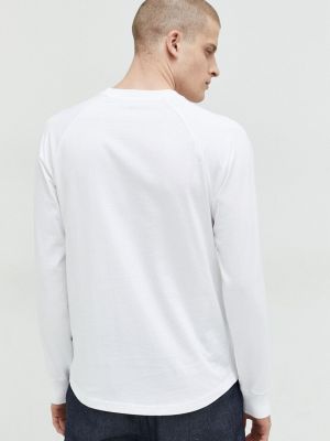 Tricou cu mânecă lungă din bumbac Converse alb