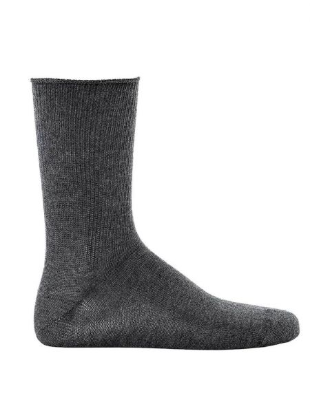 Однотонные хлопковые носки Hudson серые