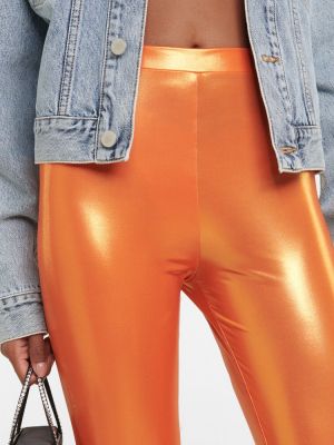 Jersey leggings Alessandra Rich narancsszínű