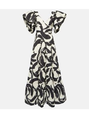 Μάξι φόρεμα με σχέδιο Rebecca Vallance μαύρο