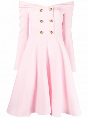 Nööpidega kleit Giambattista Valli roosa