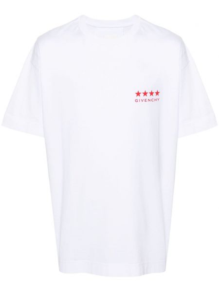 T-shirt en coton à imprimé à motif étoile Givenchy