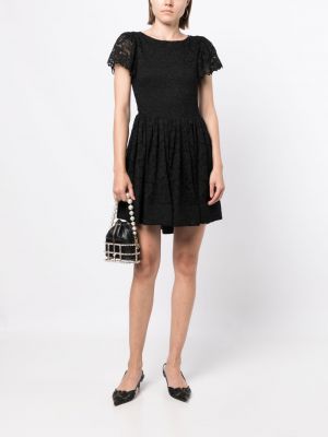 Krajkové mini šaty Caroline Constas černé