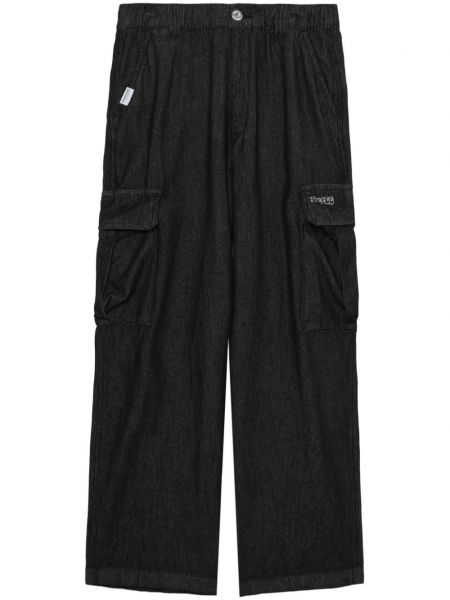 Pantalon en coton large Chocoolate noir