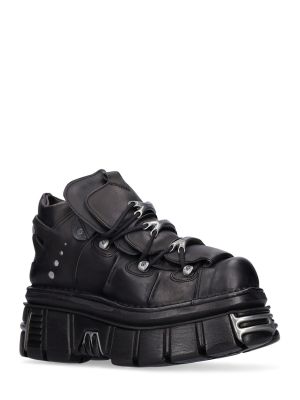 Platform talpú sneakers Vetements fekete