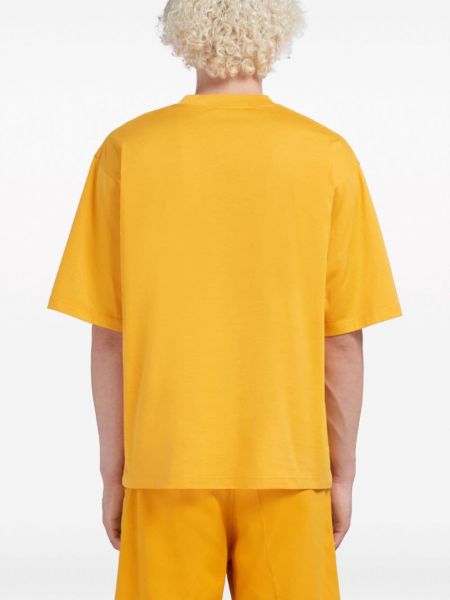 T-shirt di cotone Marni giallo