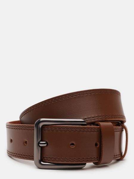 Кожаный клатч Borsa Leather коричневый