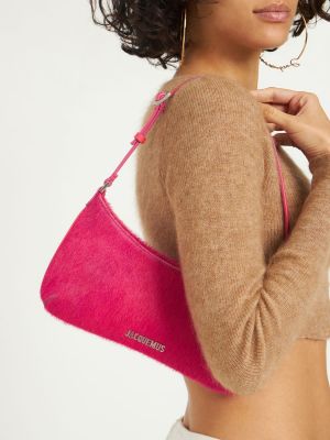 Чанта за ръка Jacquemus розово