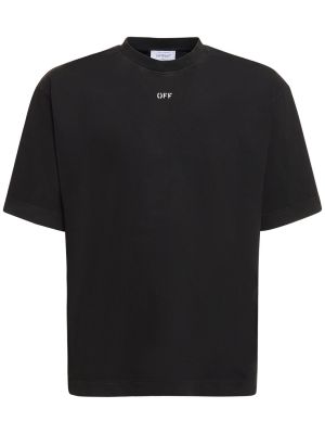 Tricou din bumbac Off-white negru