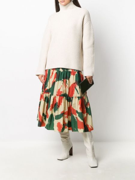 Falda con estampado con estampado abstracto Kenzo