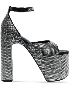 Sandale s kristalima Balenciaga crna