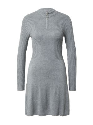 Pletené pletené mini šaty Only sivá